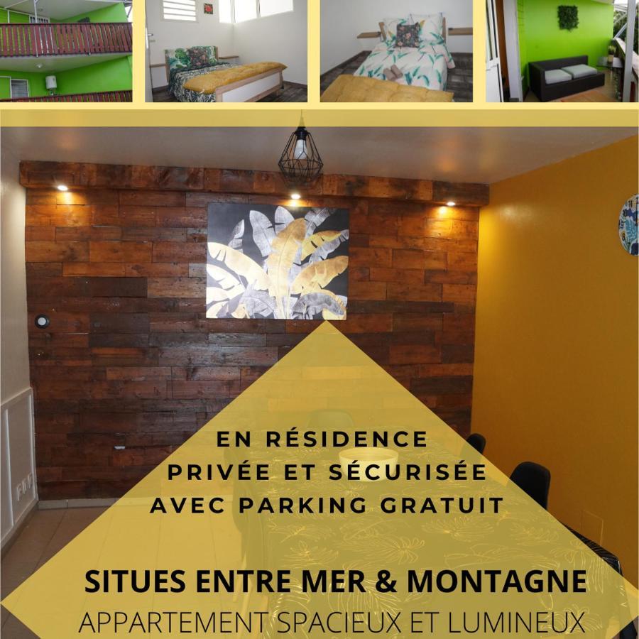 Les Cles Du Bonheur2, Entre Mer & Montagne Apartamento Trois Bassins Exterior foto